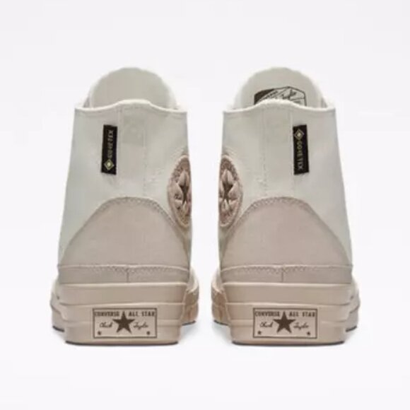 🏜[BRAND NEW] CONVERSE CHUCK 70 HIGH GORE-TEX PAPYRUS LIGHT BONE MENS SIZE 9.5🏜 - Picture 2 of 15